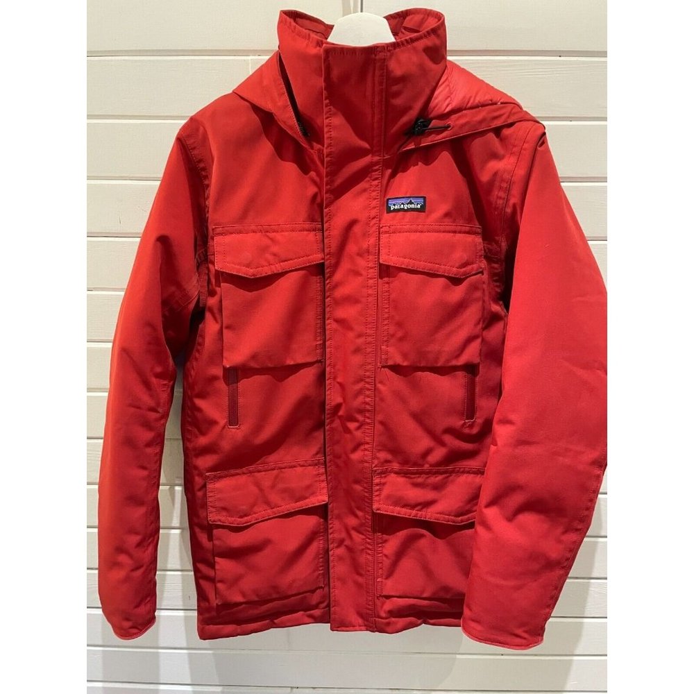 Patagonia Thunder Cloud Down Parka Men's Small Red H2No